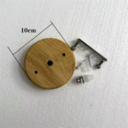 Ceiling Plate Round 8/10cm Black/White Lighting Accessories For Pendant Lamp Wall Lamp Ceiling Lamp DIY +Lock Wire Lamp Base