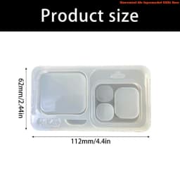 E06E Silicone Mould With Three Holes For Safe Crafting Of Decorative Small Boxes Heat Resistant Materials