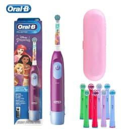 Oral B Electric Toothbrush Children Rotary Clean Soft Bristle 2 Min Timer Waterproof Teeth Brush with Replacement Brush Refill