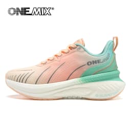 ONEMIX New Cushioning Running Shoes For Men Suitable Heavy Runners Lace Up Sports Women Non-slip Outdoor Athletic Male Sneakers