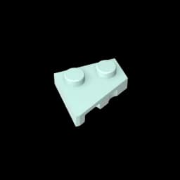 Educational Assemblage GDS-560 Wedge, Plate 2 x 2 Right compatible with lego 24307 children's toy Building Blocks Technicals