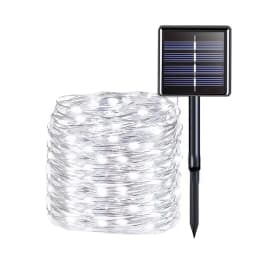 Solar LED String Lights Waterproof 8modes Christmas Garland Decor for Garden Patio Balcony Fence Festival Fairy Lights