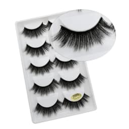 5 Pairs 3D Mink False Eyelashes H13, Soft Eyelash Extension Natural Eyelashes Makeup Lashes Wholesale G800, G806