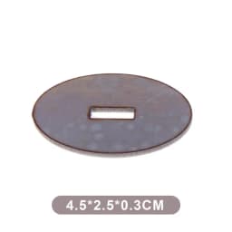 1Pc Knife Finger Guard Bolster Pommel Brass Stainless Steel DIY Knife Handle Hand Guard Blanks Fixed Blade Knife Making Parts