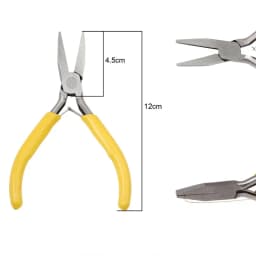 1PCS Mini Diagonal Pliers Insulated Plier For Jewelry Making Handcraft Beading Tool Round Bent Needle Nose Cutter Wholesale