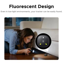 UGREEN FineTrack Mini Duo 2-in-1 Global Positioning Tracker, Smart Bluetooth Item Locator,Anti-Lost Tag for Bags, Keys