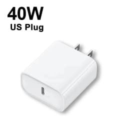 Original PD 40W EU US Fast Charger For iPhone 18 17 16 15 14 13 11 12 Pro Max Plus Air USB-C Cable Braided Fast Charging Type-C