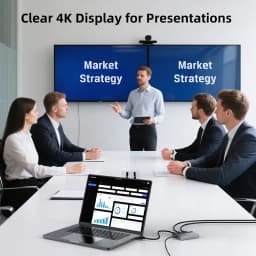 CABLETIME HDMI Splitter 1 IN 2 4K 60Hz LED Light Screen Splitter for HDTV Computer Monitor Switch PS5 Xiaomi Macbook Laptop