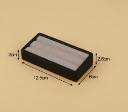 Jewelry Storage Box Gem Box V Groove Diamond Ring Face Bare Stone Color Treasure Bare Diamond Box Counter Sample Display Props