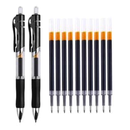 0.5mm Retractable Gel Pens Set Black/red/blue Ink Ballpoint for Writing Refills Office Accessories School Supplies Stationery