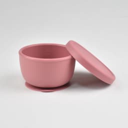 Silicone Suction Bowl with Lid, 260ML - Non-Spill Baby Feeding Bowl, Secure Suction Base for Toddlers, Learning Self-Feeding