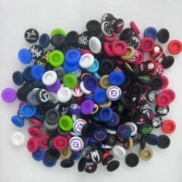 40pcs/lot Random Shipment Mix Color for Ps4 Ps5 for Xboxone Series S X Joystick Thumb Stick Grip Silicone Cap