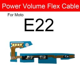 Power Volume Key Side Button Flex Cable For Motorola Moto E13 E20 E22 E30 E32 E32s E40 On/Off Power Volume Flex Ribbon Parts
