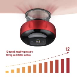Smart Wireless Electric Vacuum Cupping Device Body Scraping Massager Timer Suction Cup Device Body Slimming Beauty Health