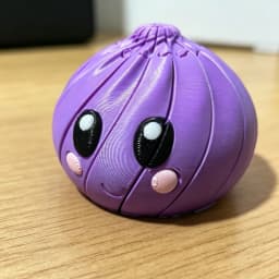 1/6pc 3D Printing Dumpling Sensory Decompression Toy Deformable Twist Creative Stress-Relief Gadget Desk Ornament