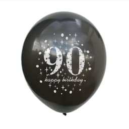 5Pc Happy Birthday Decoration Gold Rose Black 16 18 30 50 60 70 80 90 Years Birthday Party Digital Ballon Latex Party Supplies