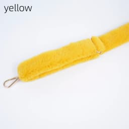 1 Pc Winter Warm Long Length Adjustable Plush Bag Strap Replacement Furry Belt for Women Shoulder Crossbody Bags Accessories