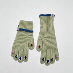 Luxury High Quality Rhinestone Solid Soft Extended Knitted Gloves Winter Warm Touch Screen Fashion Full Finger Women Mittens