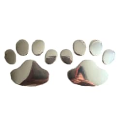 2PCS Auto Accessories Car Sticker Cool Design Paw 3D Animal Dog Cat Footprint Decal Car PVC sticker car decal
