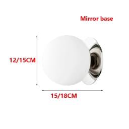 Nordic Globe Glass Wall Lamp Bathroom Mirror Front Wall Lamp Bedroom Bed Wall Lamp Minimalist Modern