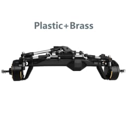 H10 Portal or Straight Axle Plastic +Brass or Aluminum Alloy Front Rear Complete Axles for Vanquish 1/10 RC Crawler Car Upgrade