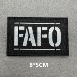 3D Tactical Patches IR Reflective Badge on Backpack Vest Clothing DIY Morale Tactical Badges Hook&Loop Laser Cut Supplies
