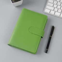 A6/A5 Macaroon 18 Colors PU Leather DIY Binder Photocards Collect Book Diary Agenda Planner Cover Album Stationery