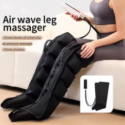 Air Compression Leg Massage 6 Airbag Pneumatic Boots Used for Circulation and Leg Muscle Relaxation to Relieve Varicos Veins