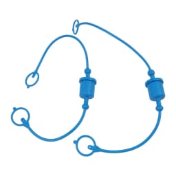 2 Set 1/2 Hydraulic Quick Disconnect Fitting Dust Cap For ISO-A Hydraulic Coupler Hydraulic Quick Connector Coupling Dust Cover