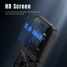 SERVO F15 MINI Flip Mobile Phone Dual SIM Standby Magic Voice Speed Dial Blacklist MP4 Player FM Radio 2G Button Fold Cellphones