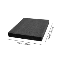 Polyethylene Foam Sheet High Density Foam Padding Black Cushion Foam Packing Pad Cuttable Foam Insert for Packing and Crafts