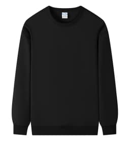 Customized Print Men Women Round-Neck Sweatshirt Loose Solid Color Classic Pullover Spring Autumn Fashion Personality Streetwear