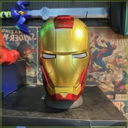 Iron Man Electric Helmet Opening And Closing Bilingual Voice Control Iron Man Mask Adult Series Animation Peripheral Toys