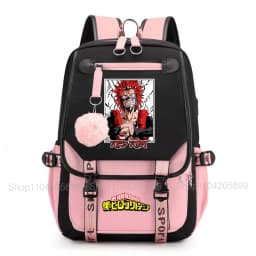 My Hero Academia Anime Print Student Backpack Lightweight Casual Daypack for Girls School Travel