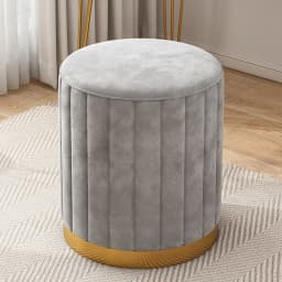 New Storage Round Stool, Shoe Changing Stool with Storage Space, Makeup Stool, Bedroom Dressing Table Round Stool