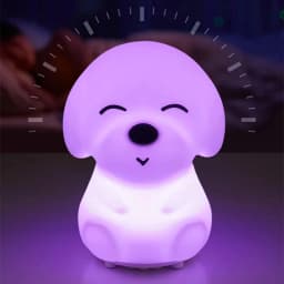 Cute Panda Capybara Silicone Night Light Rechargeable Adjustable Brightness with Timer Sleep Nightlights for Kids Room