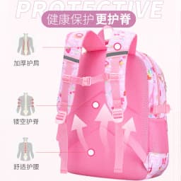 Cute Student Backpack 3pcs/set Primary Schoolbag Rabbits and quicksand Kawaii Student Backpack Teenage Girls Handbag Rucksack