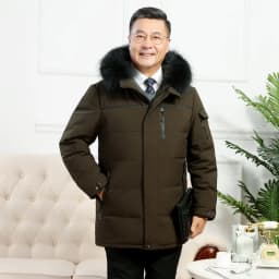 Luxury Brand Men's Down Coat And Parkas Top Quality Man Goose Down Jacket Thick Winter Padded Puffer Jacket Overcoat Padding HY7