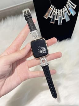 Diamond Leather strap for Apple Watch Band 44mm 45mm 38-42-40-41mm Luxury design Bracelet iwatch series 8 7 SE 6 5 4 Ultra 49mm