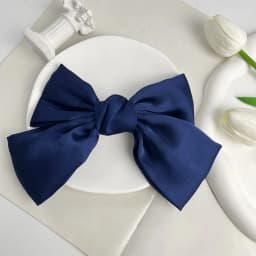 Big Hair Bow Ties Hair Clips Satin Two Layer Butterfly Bow For Women Bowknot Hairpins Trendy Girls Hair Accessories Barrettes