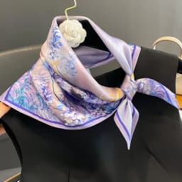 100% Real Silk Scarf Women Square Neck Tie Wrist Shawls Wraps for Ladies Foulard Scarves Pashmina Female Hijab Bandana Bufanda