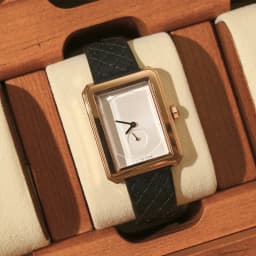 Oirlv Wood Watch Storage Box Delicate Dustproof Glass Cover Watch Box Wristwatch Collection Box Display Storage 6-Gird Watch Box
