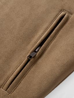 SIMWOOD 2025 Autumn Winter New Regular Fit Suede Fabric Motorcycle Jacket Men Warm Coats