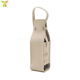 Wine Gift Bag, Reusable Leather Wine Tote Carrier, Double Layer Champagne Beer Gift Bags Carrier, for Birthday Bridal Showers