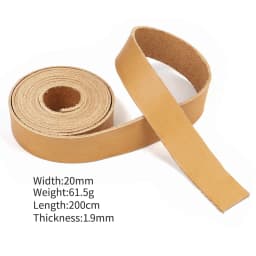 1 Roll 2 Meters DIY Genuine Leather Strips for Bag Accessories Belt Handle Crafts Making Cow Leather Strap Braided Threads