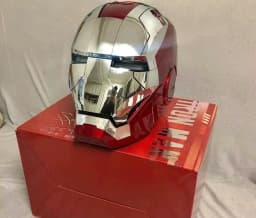 New War Machine Iron Man Helmet Mk5 Mk50 M17 Helmet Mask 1:1 Openable Voice Control Adult Cosplay Collection Ornament Gift
