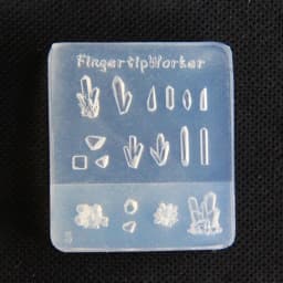 DIY Small Crystal Stone Shaped Silicone Nail Art Template Mold Handmade Women Nail Decoration Manicure Mould Nail Embossing Tool