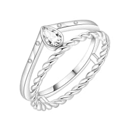 PANPOKI S925 Sterling Silver Flower Butterfly Insect Closed Ring For Women Finger Ring Personality Jewelry Party Trendy Gifts