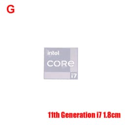 DIY Eleventh Generation 11th Generation Core I9 EVO I7 I5 Win10 Computer Sticker Notebook Label Laptop Metal Sticker