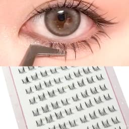 768/60pcs Under Eyelashes Extension Personal EyeLash Professional Makeup Individual Cluster Grafting Fake Lashes False Eyelashes